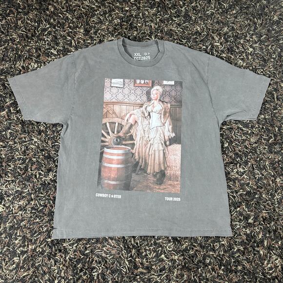Beyonce Other - Beyonce Chicago Exclusive T Shirt XXL Grey Cowboy Carter Tour Merch‎ NEW